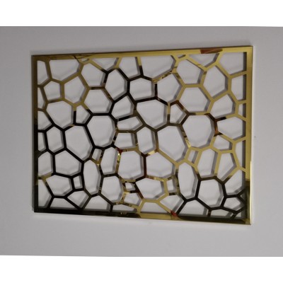 Gold Stainless Steel Panel Design Decoration Furniture Parts For Sofa Frame Use In Gold