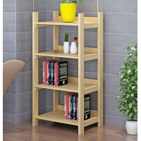 Solid wood store shelf display for living room